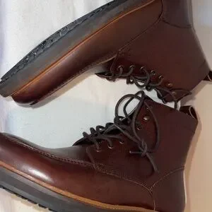 Express | Shoes | Express Dark Brown Leather Mens Boots  display picture 3